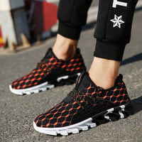 Men's Sport Sneakers Men Comfortable Sports Outdoor Running Shoes Newest Male Breathable Footwear for Men Lace-Up