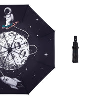 Personalized Double-Use Dual-Use Three-Folding Sun Umbrella For Male and Female Students