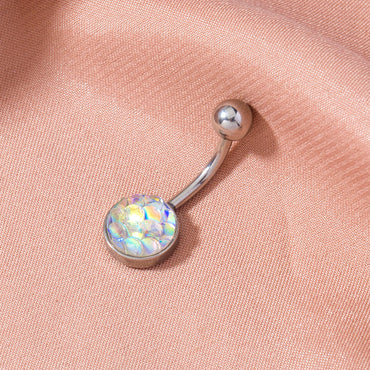 Mermaid Navel Zircon Navel Ring Human Body Piercing Jewelry Woman