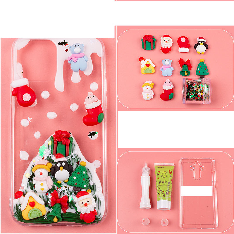 Diy Cream Gel Mobile Phone Case Set Cute Element Resin Accessories