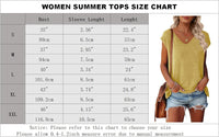 MIROL Women's Cap Sleeve Tank Tops U Neck Solid Color Casual Shirts Loose Fit Basic Blouse