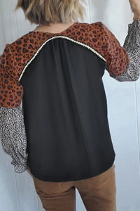 Patchwork Long Sleeve Top